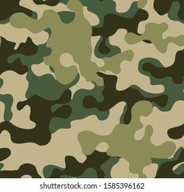 Camouflage modern. Seamless pattern. Army background. Vector design print.