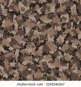 Camouflage Net Khaki Repeated Digital Vector Background. Green Repeated Circle Vector Texture. Beige Seamless Abstract Graphic Pattern. Brown Camouflage Seamless Pattern. Camoflage
