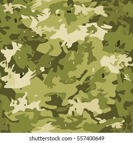 Camouflage on a green background