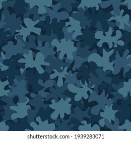 Fondo del patrón de camuflaje. Estilo clásico de la ropa enmascarando la huella repetida de camo