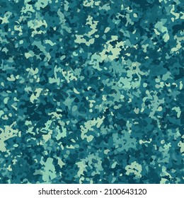 Camouflage Pattern Background. Classic Clothing Style Masking Camo Repeat Print. Blue Marine Colors Urban, Navy Or Airforce Texture. Design Element. Vector Illustration