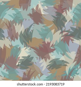 Camouflage Pattern Background. Classic Clothing Style Masking Camo Repeat Print. Pastel Colored Halftones Urban, Navy Or Airforce Texture. Design Element. Vector Illustration.