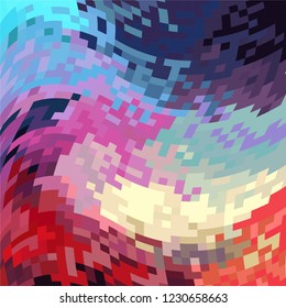 Camouflage pattern background pixel colorful technology background style