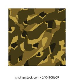 Camouflage pattern background seamless vector illustration. Military Fashionable, Abstract geometric seamless camouflage pattern. - Vector