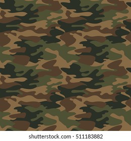 Camouflage pattern background seamless vector illustration