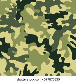 Camouflage pattern background seamless vector illustration