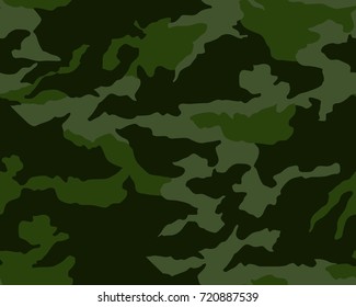 Camouflage pattern background seamless vector illustration. Camouflage pattern background. Military camouflage seamless pattern. 