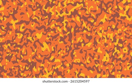 Camouflage pattern background. Trendy camouflage military pattern in orange and yellow color tones. Vector camouflage pattern. Realistic camouflage texture natural soft colors background, wallpaper.