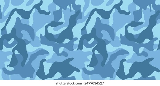 Camouflage pattern background vector. Classic clothing style masking camo repeat print. Virtual background for online conferences