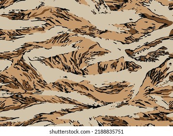 Camouflage pattern, color decorative seamless design