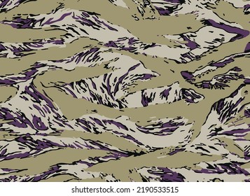 Camouflage pattern, color decorative seamless design