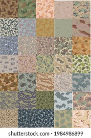 camouflage pattern creative vector design