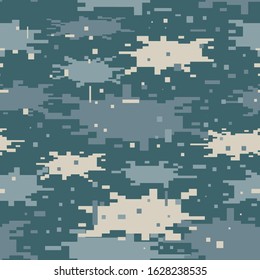 Camouflage pattern. Design element for poster, clothes decoration, card, banner. Vector illustration
