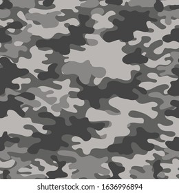 Camouflage pattern. Design element for poster, clothes decoration, card, banner. Vector illustration