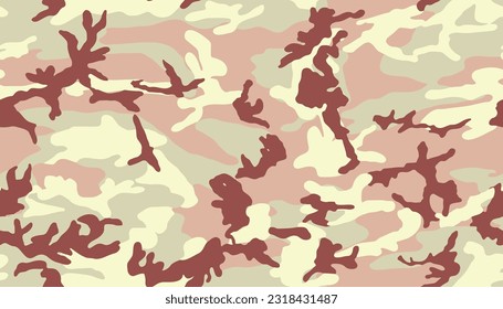 Camouflage pattern design, military uniform seamless work