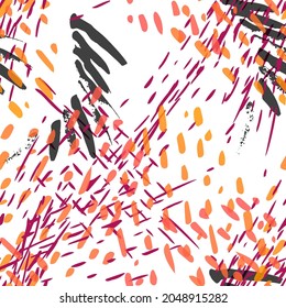 Camouflage Pattern. Fashion Concept. Distress Print. Bordo, Pink Illustration. Trending Surface Textile. Ink Stains. Spray Paint. Splash Blots. Artistic Creative Vector Background.