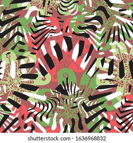 camouflage pattern, Fashionable vector illustration