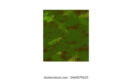 Camouflage pattern, flat color illustration