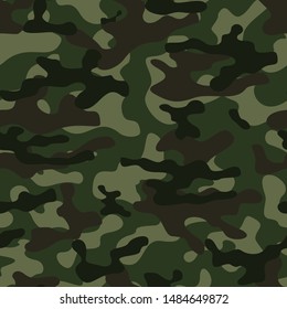 
camouflage pattern green seamless on print. military texture. modern