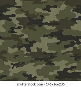 
camouflage pattern green seamless vector print