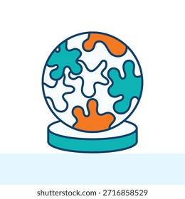 Camouflage Pattern Icon vector stock illustration