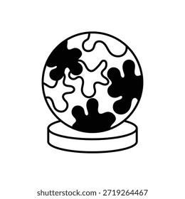 Icono de patrón de camuflaje Vector Ilustración de stock