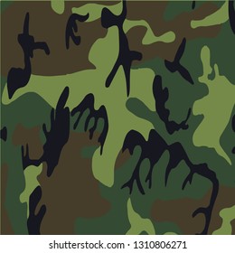 Camouflage Pattern Illustration