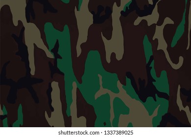 Camouflage Pattern Illustration