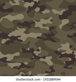 Camouflage pattern illustration, stylish print, modern trendy background