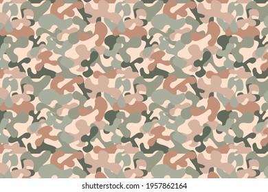 Camouflage pattern in light colors