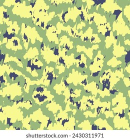 Camouflage Pattern Light  Seamless Pattern. Red Repeated Urban Vector Clouds. Vibrant Seamless Retro Vector Background. Pink Repeated Brushed Graphic Texture.