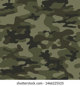 camouflage pattern military seamless vector print for clothing fabric