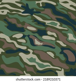 Camouflage pattern, military vector graphics for background