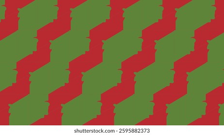 Camouflage pattern with red and green stripes, red and white stripes, featuring a map of Europe