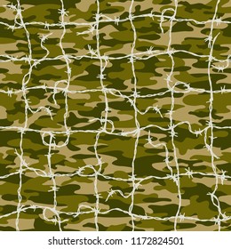 Camouflage pattern,
seamless