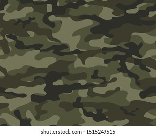 
camouflage pattern seamless army background for printing with beautiful elements