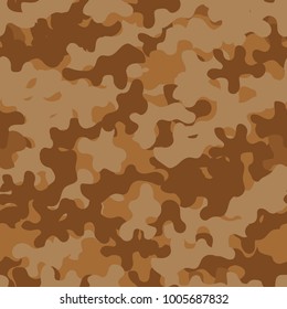 Camouflage pattern seamless background. Animal military camouflage. Abstract seamless pattern for army, hunting, fashion cloth textile. Colorful modern soldier style. Vector militaristic texture