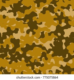 Camouflage pattern seamless background. Animal military camouflage. Abstract seamless pattern for army, hunting, fashion cloth textile. Colorful modern soldier style. Vector militaristic texture