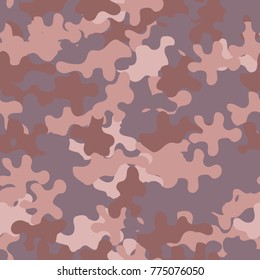 Camouflage pattern seamless background. Animal military camouflage. Abstract seamless pattern for army, hunting, fashion cloth textile. Colorful modern soldier style. Vector militaristic texture