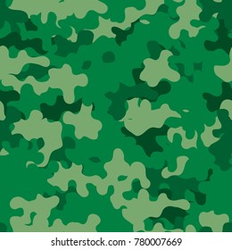 Camouflage pattern seamless background. Animal military camouflage. Abstract seamless pattern for army, hunting, fashion cloth textile. Colorful modern soldier style. Vector militaristic texture