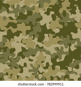 Camouflage pattern seamless background. Animal military camouflage. Abstract seamless pattern for army, hunting, fashion cloth textile. Colorful modern soldier style. Vector militaristic texture.

