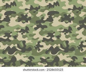 
camouflage pattern seamless green background, stylish classic texture for print