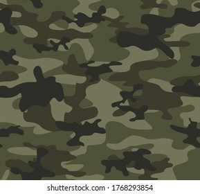 
Patrón de camuflaje sin fisuras khaki fondo ejército textura diseño elegante patrón moderno