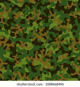 Camouflage pattern. Seamless. Military background. Soldier camouflage. Abstract seamless pattern for army, navy, hunting, fashion cloth textile. Colorful modern soldier style. Vector facric texture