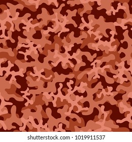 Camouflage pattern. Seamless. Military background. Soldier camouflage. Abstract seamless pattern for army, navy, hunting, fashion cloth textile. Colorful modern soldier style. Vector facric texture
