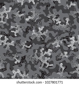 Camouflage pattern. Seamless. Military background. Soldier camouflage. Abstract seamless pattern for army, navy, hunting, fashion cloth textile. Colorful modern soldier style. Vector facric texture.
