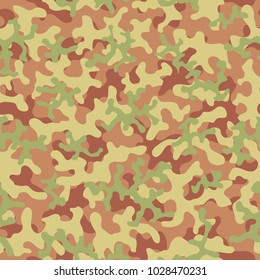 Camouflage pattern. Seamless. Military background. Soldier camouflage. Abstract seamless pattern for army, navy, hunting, fashion cloth textile. Colorful modern soldier style. Vector facric texture