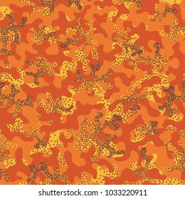 Camouflage pattern. Seamless. Military background. Soldier camouflage. Abstract seamless pattern for army, navy, hunting, fashion cloth textile. Colorful modern soldier style. Vector facric texture.