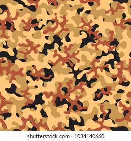 Camouflage pattern. Seamless. Military background. Soldier camouflage. Abstract seamless pattern for army, navy, hunting, fashion cloth textile. Colorful modern soldier style. Vector facric texture