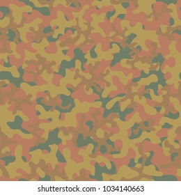 Camouflage pattern. Seamless. Military background. Soldier camouflage. Abstract seamless pattern for army, navy, hunting, fashion cloth textile. Colorful modern soldier style. Vector facric texture